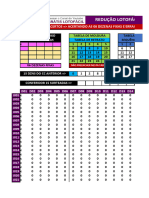 #67 - Planilhas Grátis Lotofácil - Redução 21 Dezenas para 15 Sendo 06 Fixas em 22 Jogos 15 CC Anterior