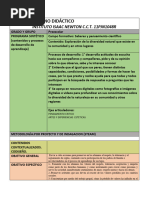 Formato para Plano Didàctico Isaac Newton