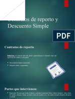 UNIDAD 2 - Contratos de Reporto & Descuento Simple