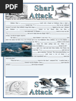 Practice Shark Attack Past Simple Past Continuous With Answers