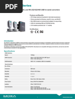 Moxa Uport 1100 Series Datasheet v1.0