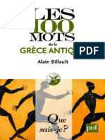 100 Mots de La Grece Antique