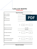 Planilla de Caracterizacion y Registro Miguel Oroño