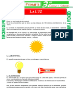 La Luz Natural para Tercero de Primaria