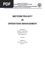 Midterm Project in Operational Management