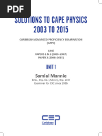 Httpstoaz - Infodocdownloadv2 Solutions To Cape Physics 2003 To 2015 Unit 1pdf PR