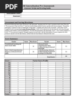 PEAK G PA Pre-Assessment