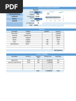 Event Budget Template