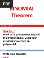 Binomial Theorem