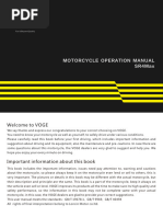 Voge Sr4max Operation Manual