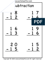 Wfun20 Subtraction 2digit T100 3