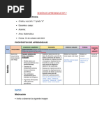 Sesión de Aprendizaje #7 M