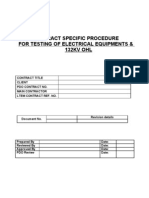 Testing of Electrical Equipments