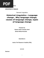 Historical Linguistics