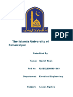 Kashif Khan Assignment of Linear Algebra.