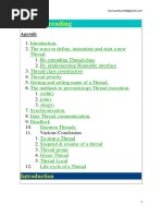 Multi Threading