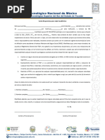 Carta Responsiva para Viaje Académico