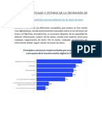 Tendencias Actuales y Futuras de La Tecnología de Base de Datos