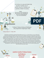 Penelusuran Karakteristik Bahan Kimia Dan Keselamatan Kerja Di Laboratorium Kimia