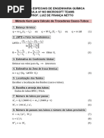 07 AULA TEAMS - Método Kern para Dimensionamento de Trocadores