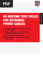 HV Routine Test Fields For Extruded Power Cables Product Brochure 9.21 5 en