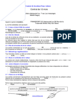 Modele Contrat Location Voiture Format PDF 1