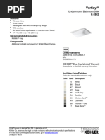 Lavatorio K-2882 Spec