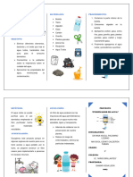 Triptico de Proyecto de Purificador de Agua