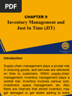 Chapter 9 Inventory Management and Just in Time (JIT)