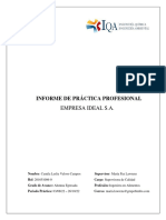 Informe de Práctica Profesional IDEAL S.A