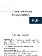 Administracion de Medicamentos