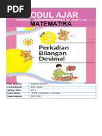 DK 2.1 RPP Perkalian Desimal Kls 4