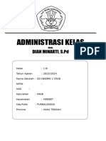 Administrasi Guru Kelas V B