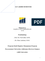 Soal UAS Teori Organisasi Nadya Ayu Saraswati