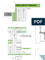 Vigas Simplemente y Doblemente Armada