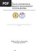 Barangay Governance Performance Management System