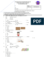 Naskah Soal Bahasa Inggris Kelas 1