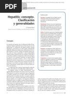 01.108 Hepatitis Concepto. Clasificación y Generalidades