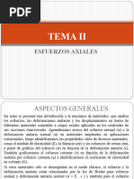 Tema II. - Esfuerzos Axiales