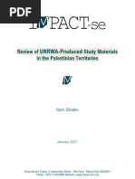 UNRWA Produced Study Materials in The Palestinian Territories-Jan 2021