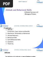 Attitude and Behavioral Skills - PPT Muller