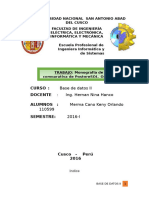 Monografia de Comparativa de PostgreSQL