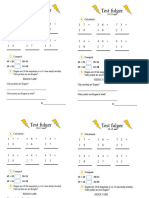 Test - Fulger CLASA 2