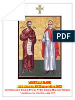 Vecernia 18.11.2023, Sâmbătă Seară, Glasul 7, Duminica A 26-A După Rusalii