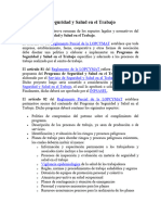 Programa de Seguridad y Salud en El Trabajo Resumen