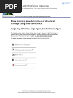 Deep Learning-Based Detection of Structural Damage Using Time-Series Data