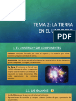 Tema 2. La Tierra en El Universo 2