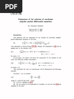 Uniqueness Singular Partial: Solution Differential