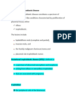 Gestational Trophoblastic Disease