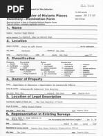 National Register of Historic Places Inventory-Nomination Form